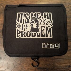 Taylor Swift Swiftie Hanging Travel Case Makeup Bag Case I'm The Problem 1989